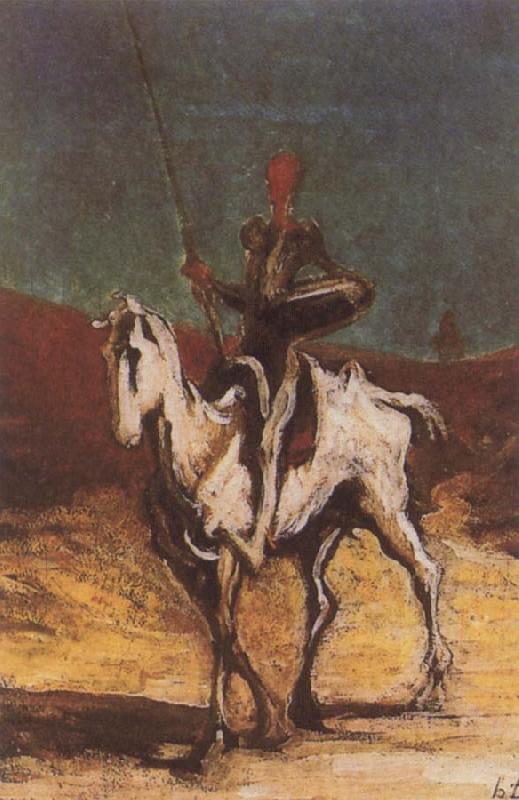 Honore  Daumier Don Quixote and Sancho Pansa